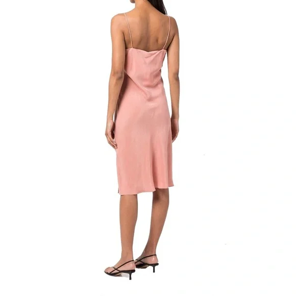 anine bing pink slip dress Anine Bing Romina Slip Dress - Pink